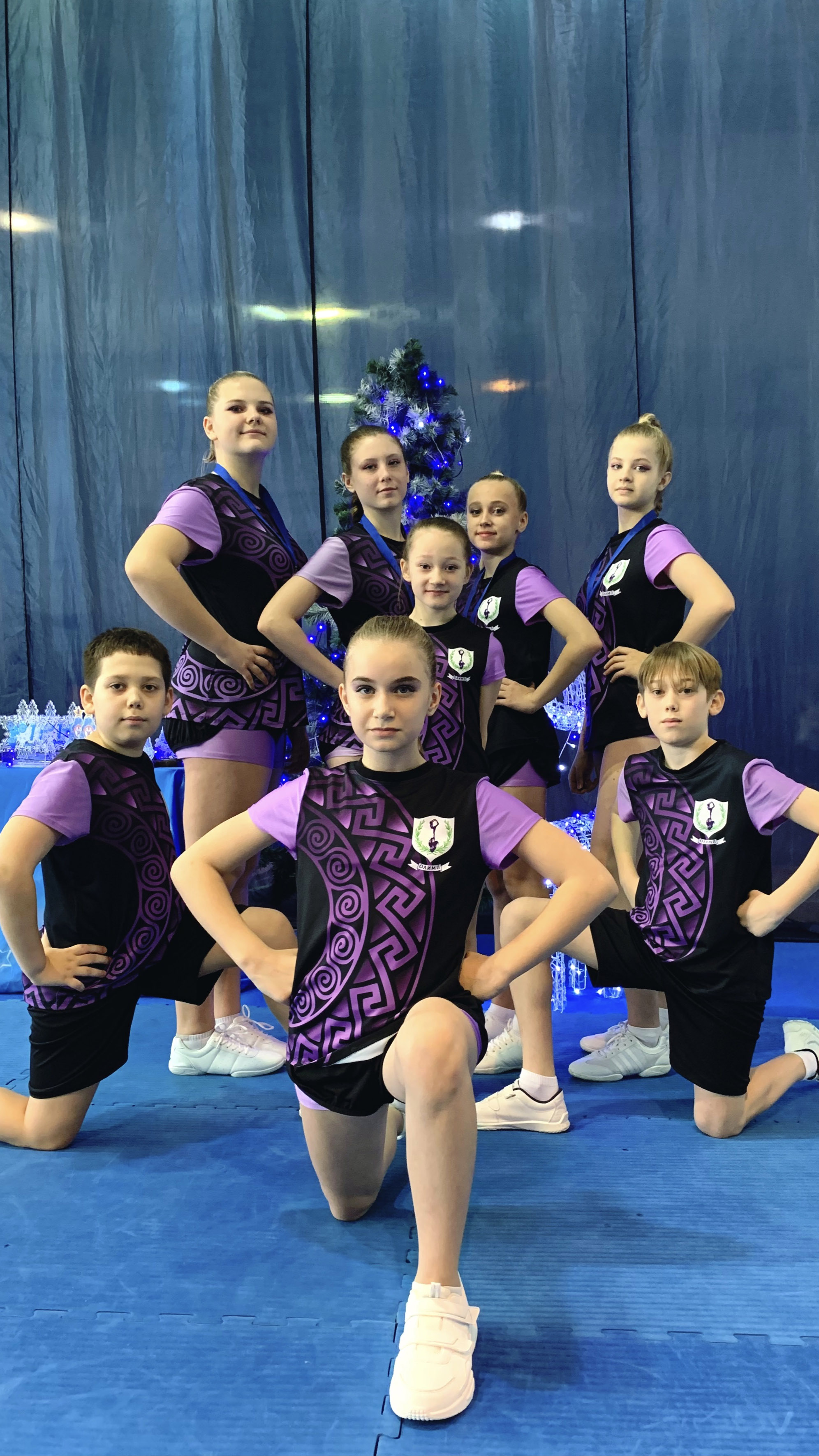 Костюмы для черлидинга START2GYM - команда  ДЮСШ Анастасии Тихомировой