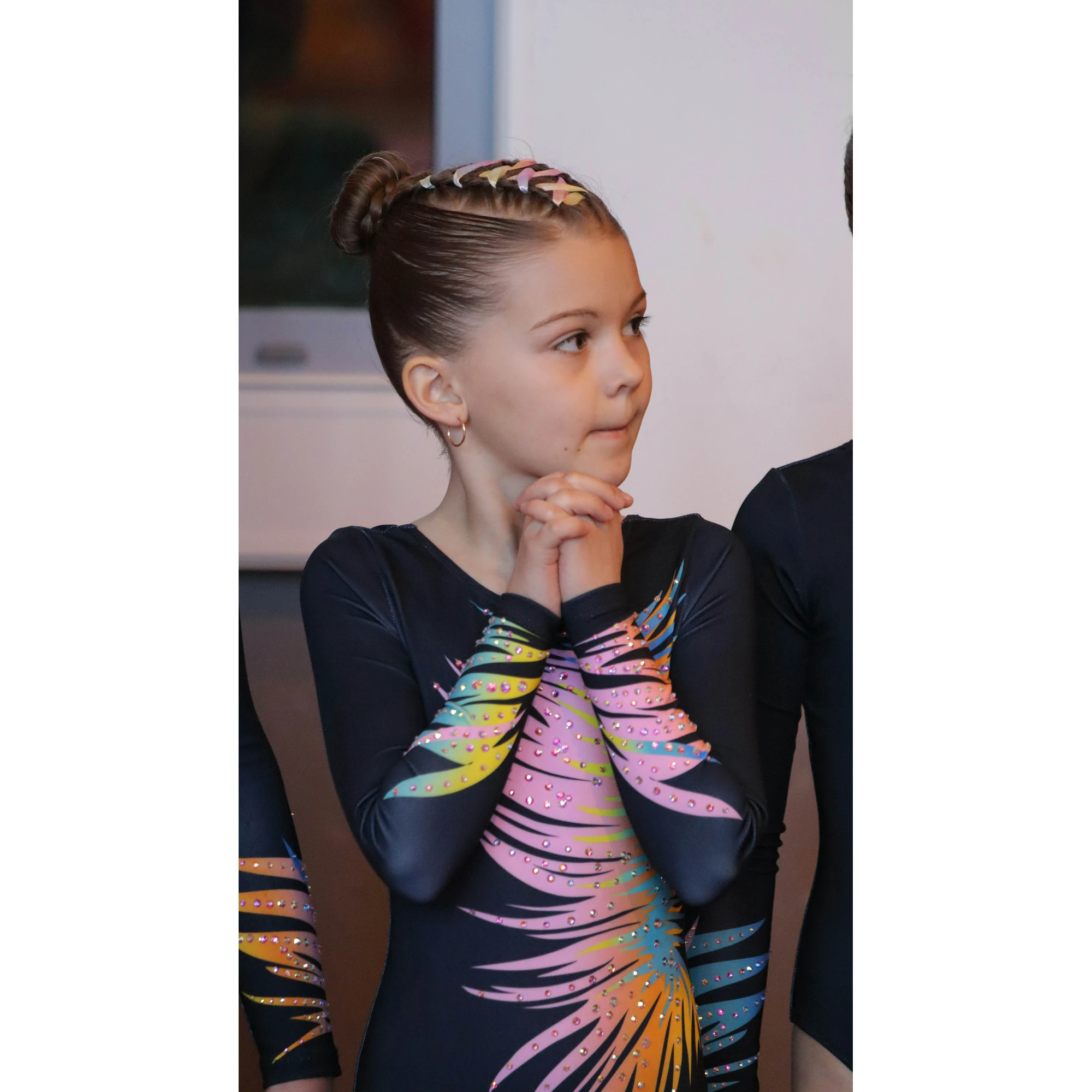 Купальник со стразами START2GYM - Бамбук яркие1