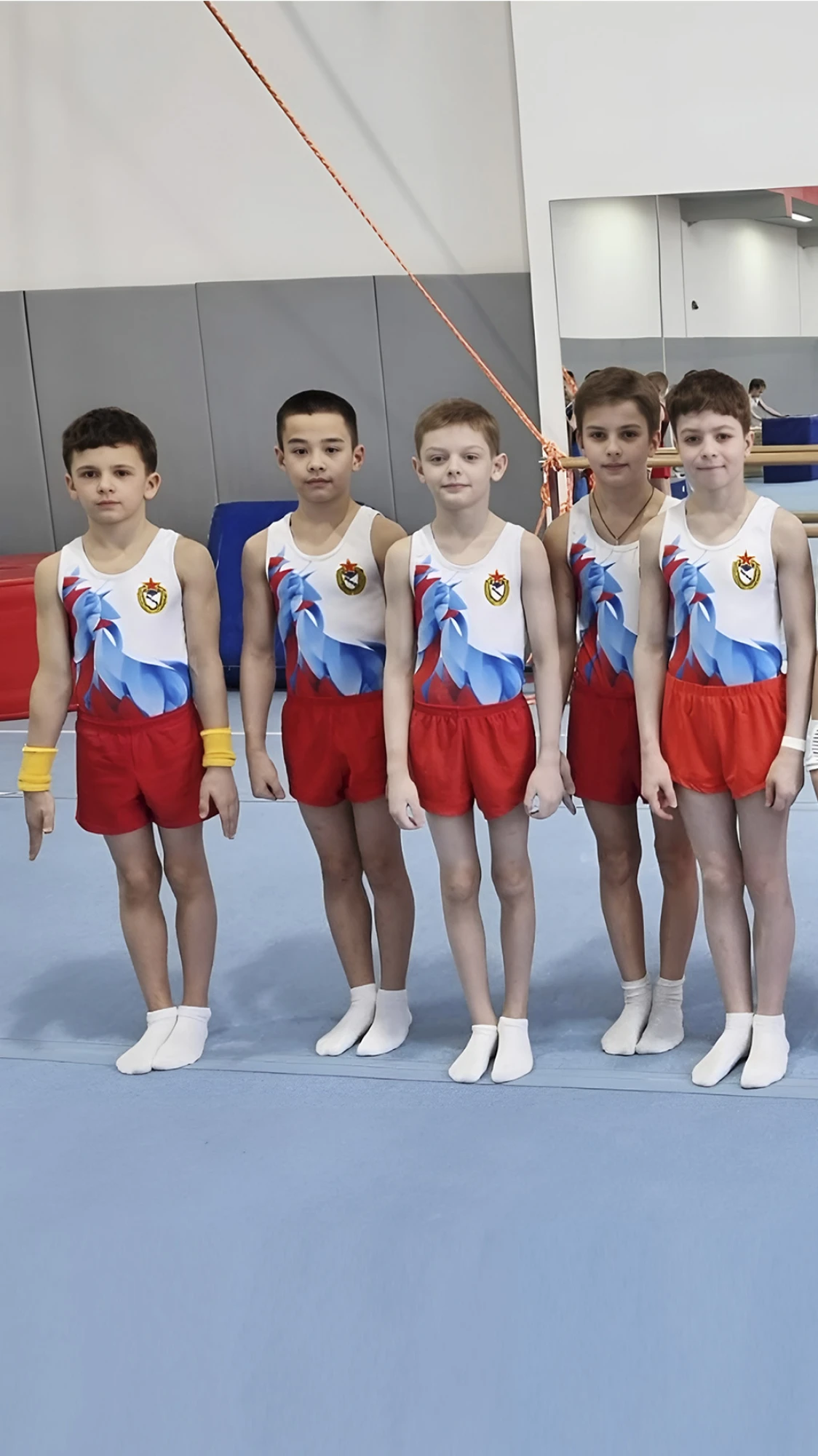 Купальник гимнастический для мальчика START2GYM - ЦСКА